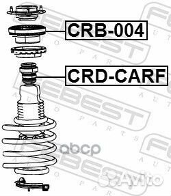 Подшипник опоры амортизатора dodge caravan 07