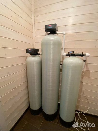 Фильтр обезжелезиватель и аэрация воды. Комплект