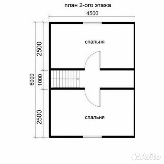 Каркасный дачный дом 8х6м с мансардой и террасой