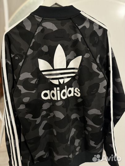 Adidas x bape track jacket олимпийка