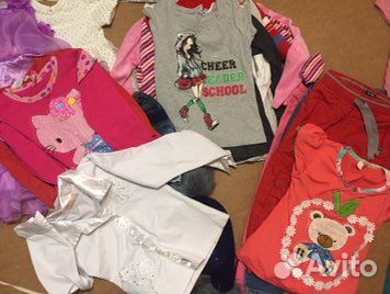 Вещи на девочку пакетом 100-110 рост