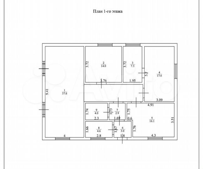 Дом 140 м² на участке 8 сот.