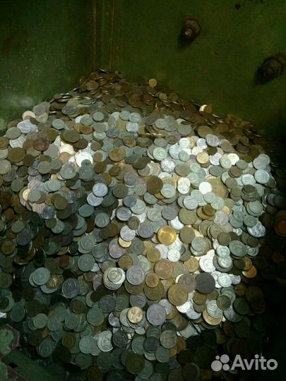 Лот советских монет 5 кг