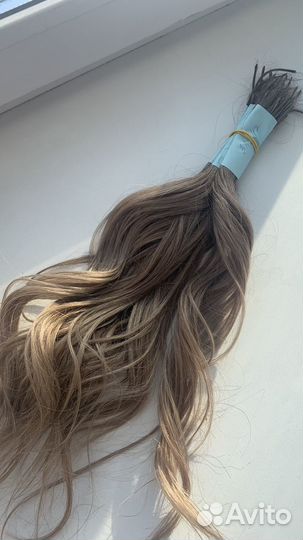 Волосы для наращивания натуральные бу