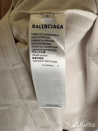 Футболка Balenciaga ActiveWear Белая