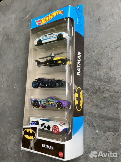 Набор 5 машинок Hot wheels Batman