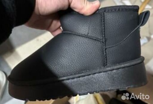 Ugg женские на платформе, черные 37р-р