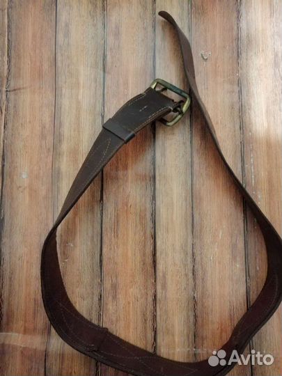 Ремень кожаный, офицерская портупея, СССР