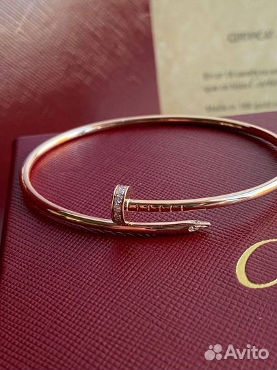 Браслет juste UN clou cartier гвоздь золотой