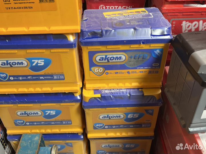 Аккумулятор авто 60