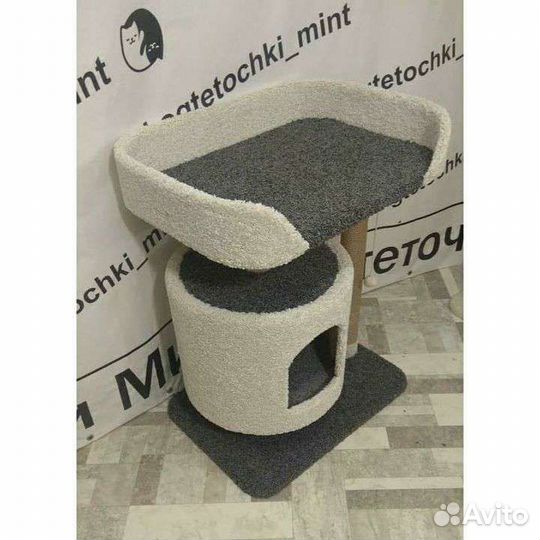 Игровой комплекс для крупных кошек с большим домом