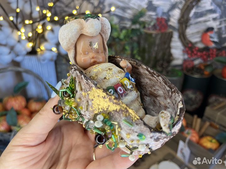 Коллекционная ватная игрушка стивол года Змеи 2025