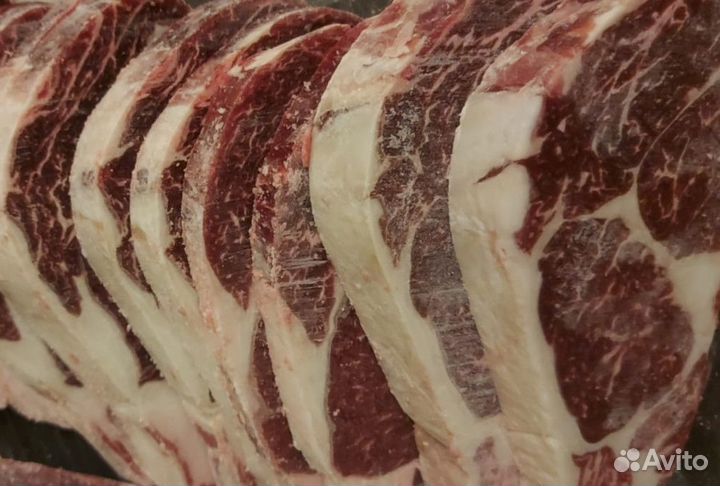 Стейк рибай / Вырезка говяжья мраморная