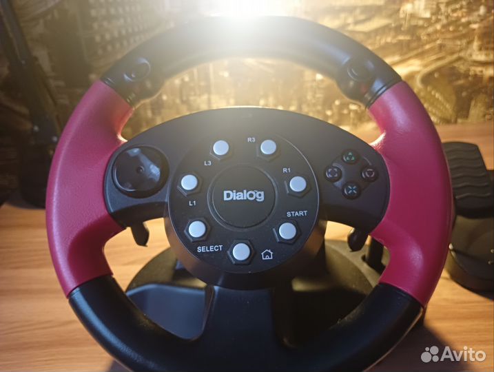 Игровой руль Dialog 180