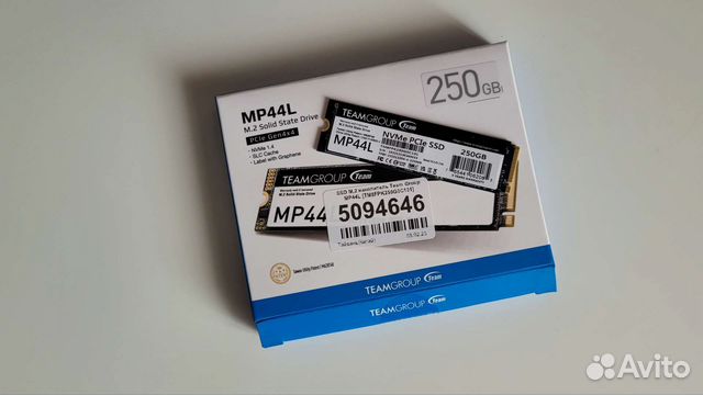 Team Group 250gb PCIe 4.0(гарант)