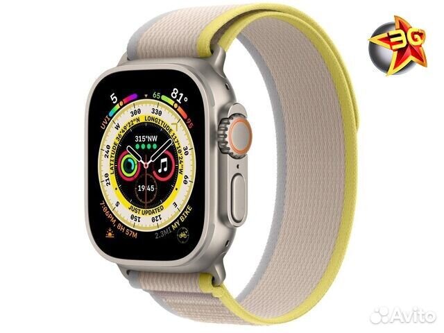 Apple Watch Ultra 49 мм Yellow Beige mnhd3 S/M