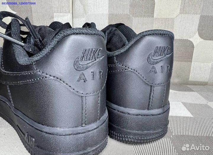 Кроссовки Nike Air Force 1 Black оригинал