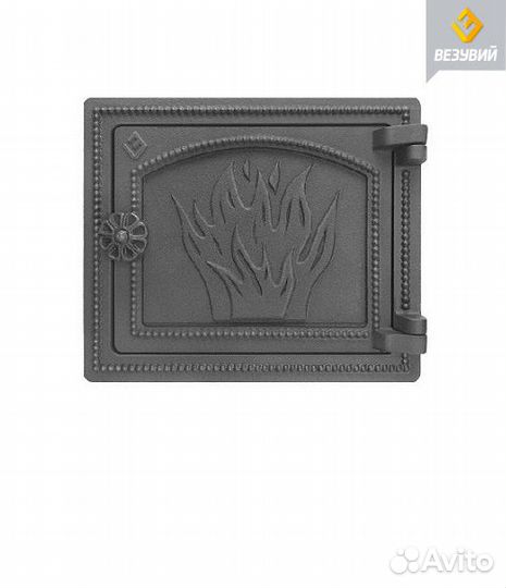 Дверка Везувий печная дт-3 антрацит