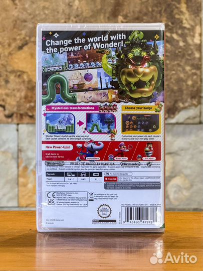 Super mario bros wonder для nintendo switch