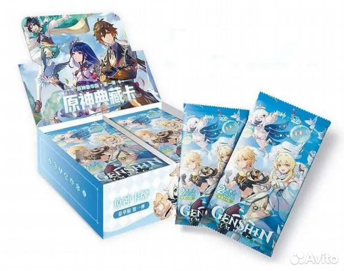 Геншин коллекционные карточки