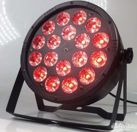 Светомузыка Стробоскоп LED Multipar 18x12W Mic DMX