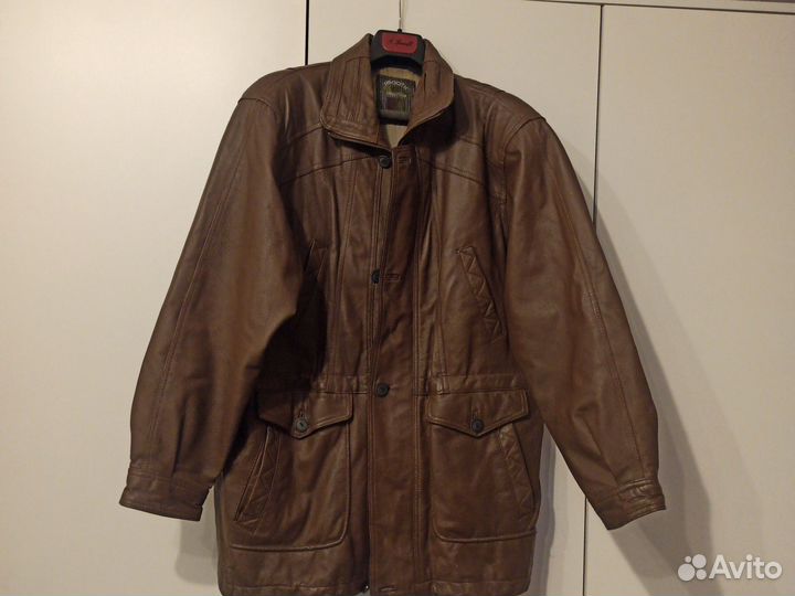Кожаная куртка мужская 50 52