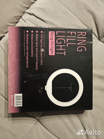 Кольцевая лампа 26 см без штатива