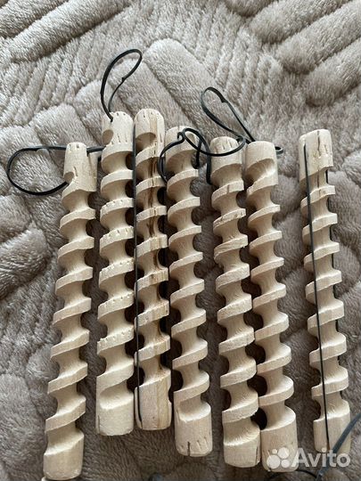 Бигуди деревянные