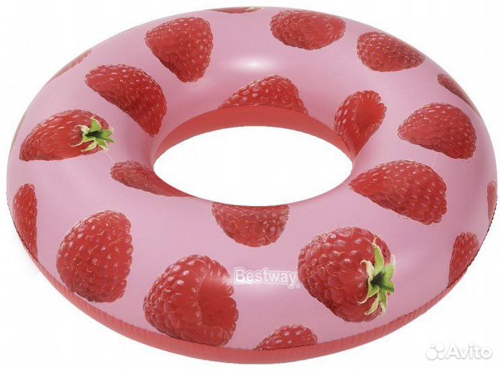 Круг надувной для плавания с ароматом малины
