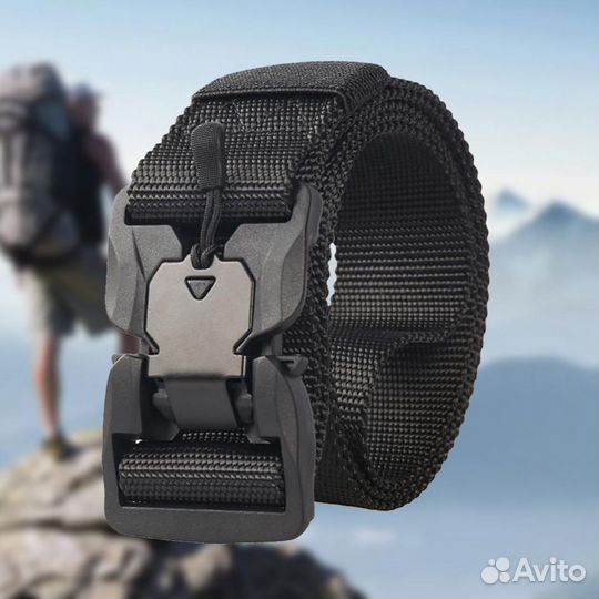 Тактический ремень с магнитной пряжкой 