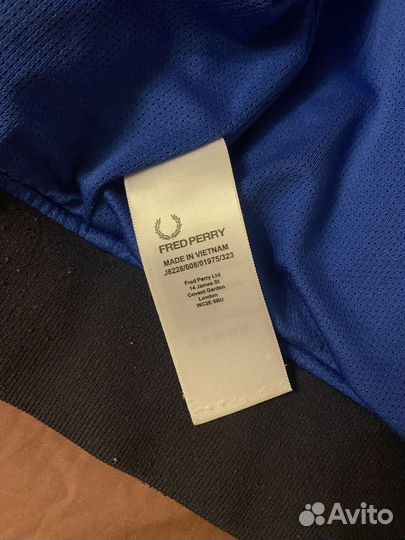 Ветровка Fred Perry, S, унисекс