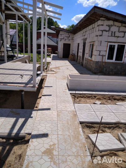 Укладка тротуарной плитка