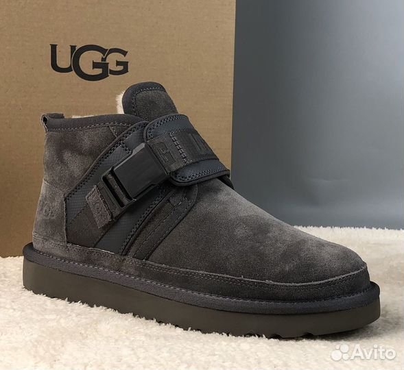 Ugg мужские зимние Ugg Neumel Snapback Khaki