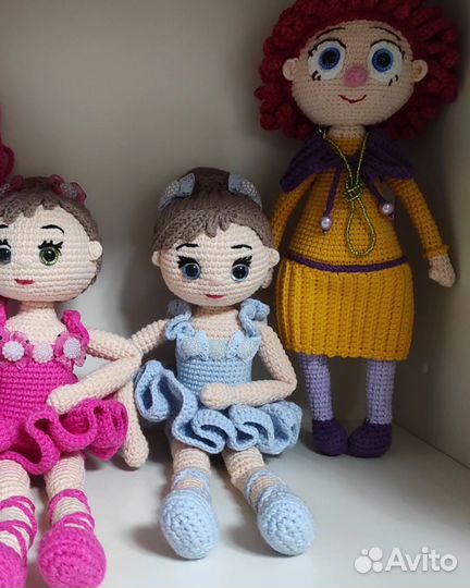 Кукла вязаная. Ручная работа.Вяжу игрушки на заказ