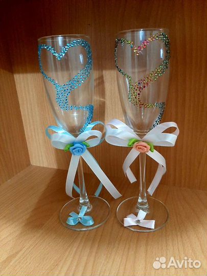 Бокалы свадебные