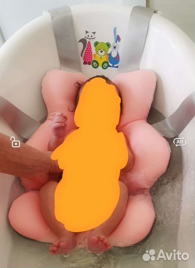 Подушка гамак матрасик для купания новорождённых