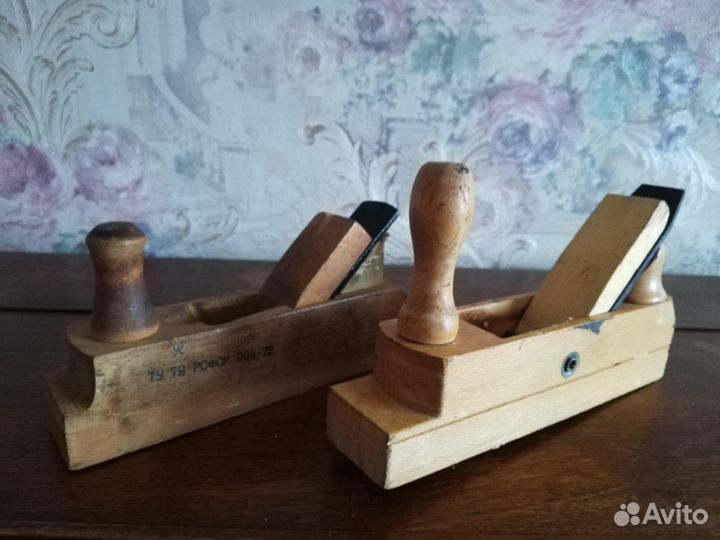 Рубанок ручной деревянный СССР