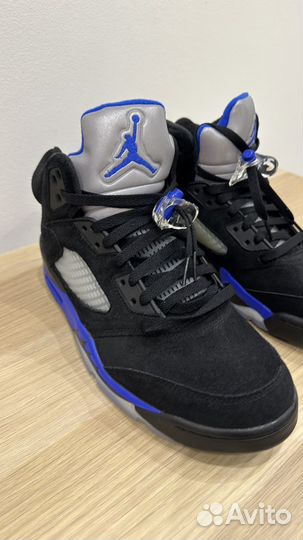 Jordan Air 5 Retro GS Racer Blue Оригинал Новые