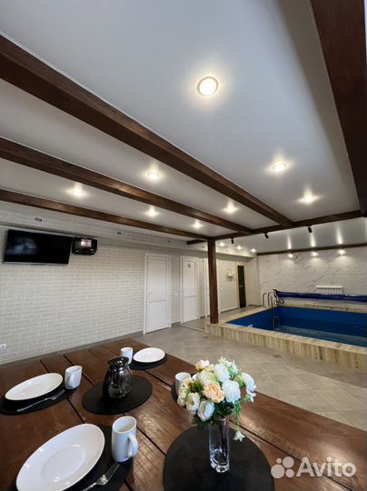 Сауна с бассейном