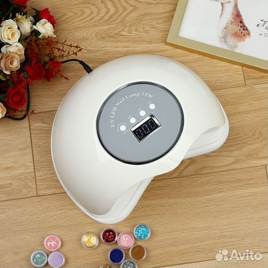 Гибридная LED/UV лампа на две руки SUN-BQ 72вт