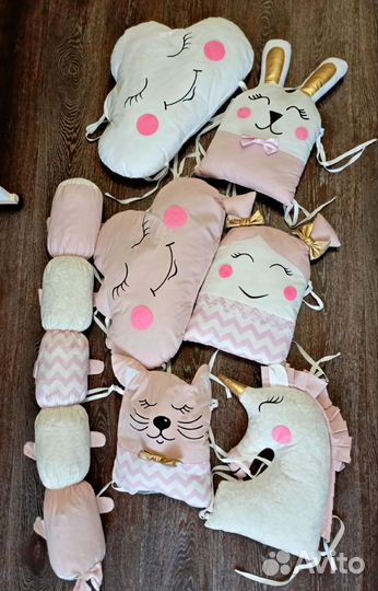 Бортики в детскую кроватку