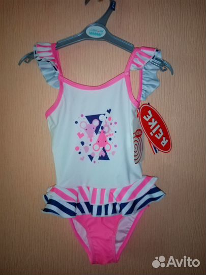 Купальник детский reike слитный 104 новый с биркой