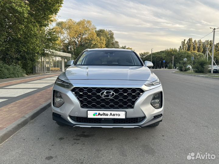 Hyundai Santa Fe 2.4 AT, 2019, 70 000 км