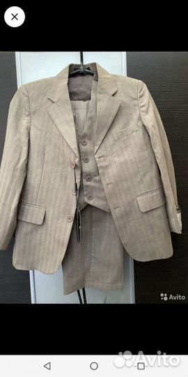 Костюм тройка на мальчика на рост 130