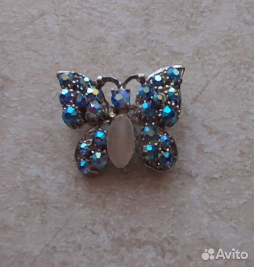 Брошь винтажная чехия