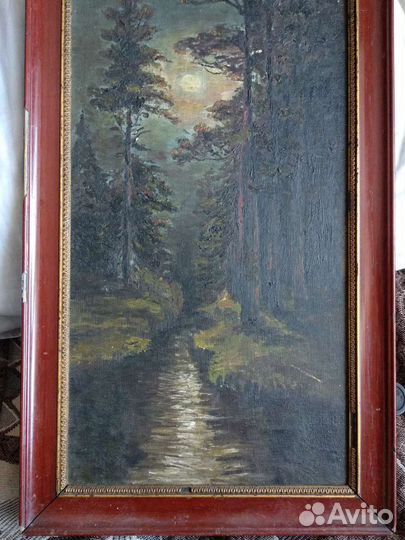 Старинная картина простенок