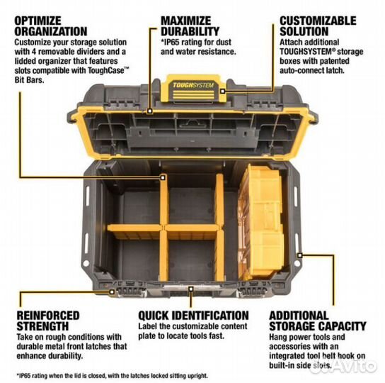 Ящик для инструментов dewalt dwst08035-1