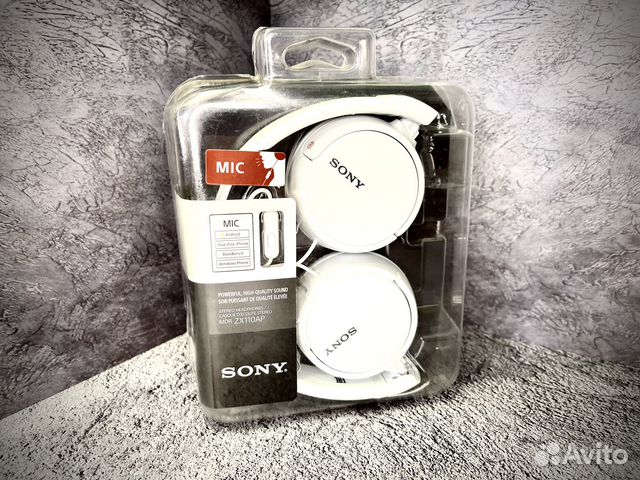 Проводные наушники Sony MDR-ZX110AP купить в Москве | Электроника | Авито