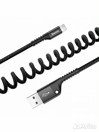 Кабель для айфона Lightning 1m fish eye