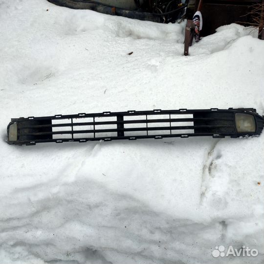 Решетка бампера, фары противотуманные kia rio 2